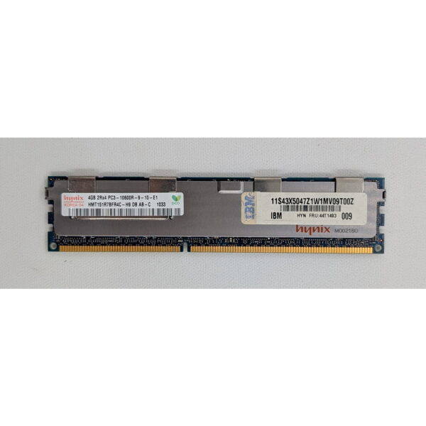 Модуль памяти HMT151R7BFR4C-H9, 43X5047, 44T1493, SK hynix, DDR3, 4Gb, 10600R, REG, ECC