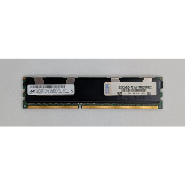 Модуль памяти MT36JSZF51272PZ-1G4, 43X5047, 44T1493, Micron, IBM, DDR3, 4Gb, 10600, REG, ECC