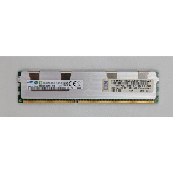 Модуль памяти M393B2K70DM0-YF8, 49Y1400, 49Y1418, 47J0139, Samsung, IBM, DDR3, 16Gb, 8500, REG, ECC