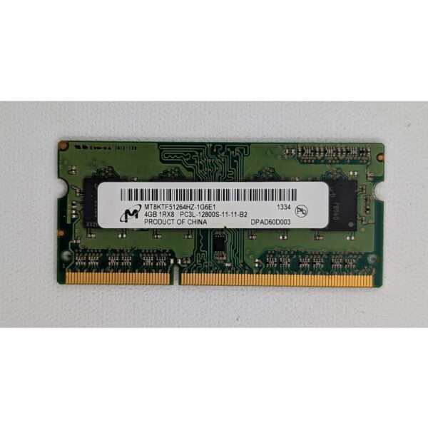 Модуль памяти MT8KTF51264HZ-1G6, Micron, DDR3, 4Gb, 12800S, SO-DIMM