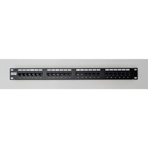 Патч-панель Hyperline, 24 порта RJ-45,cat 5e