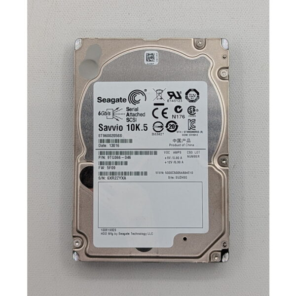 Жесткий диск ST9600205SS, Seagate, 600 Гб, SAS, 2.5