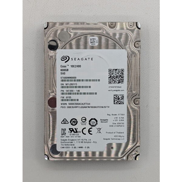 Жесткий диск ST600MM0009, Seagate, 600 Гб, SAS, 2.5