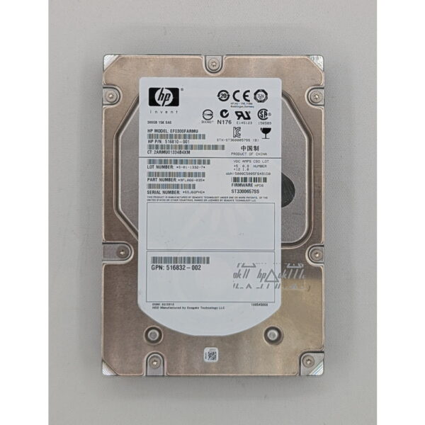 Жесткий диск ST3300657SS, 516832-002, Seagate, HP, 300 Гб, SAS, 3.5