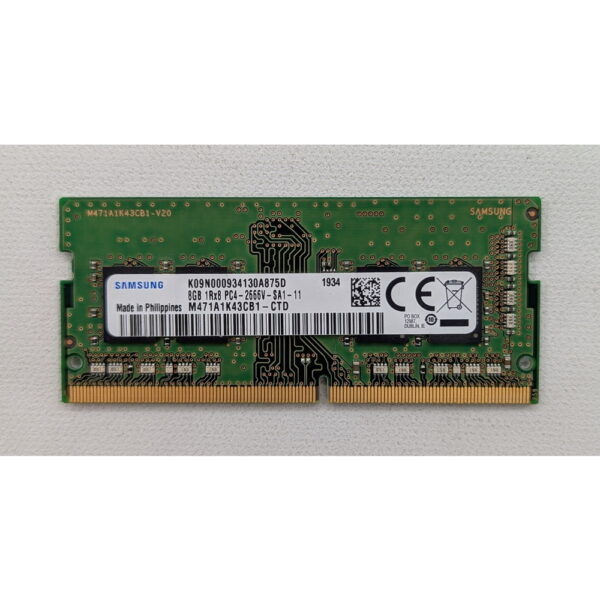 Модуль памяти M471A1K43CB1-CTD, Samsung, DDR4, 8Gb, 21300, SO-DIMM