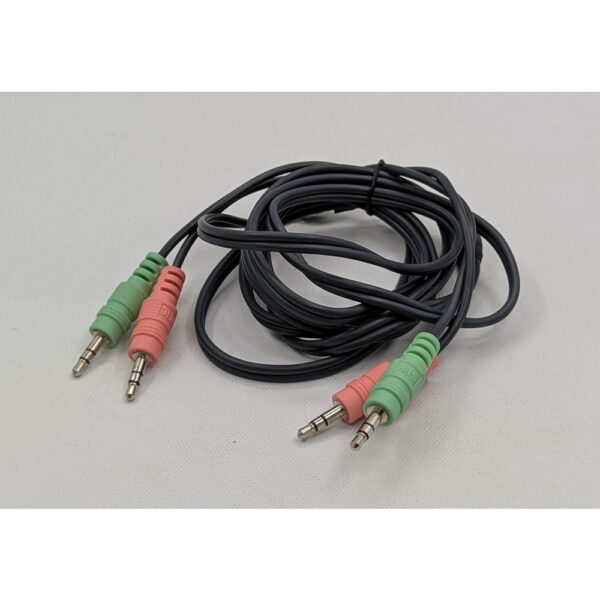 Кабель 2 x jack 3,5 to 2 x jack 3,5, 1,8m — изображение 2