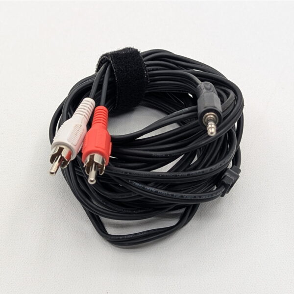 Кабель jack 3,5 to 2 x RCA, 5m — изображение 2