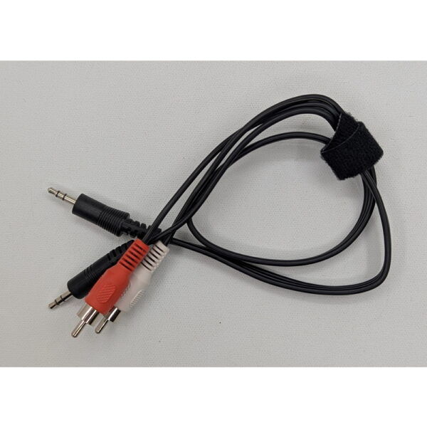 Кабель jack 3,5(F) to 2 x jack 3,5(F) + 2 x RCA, 550 mm