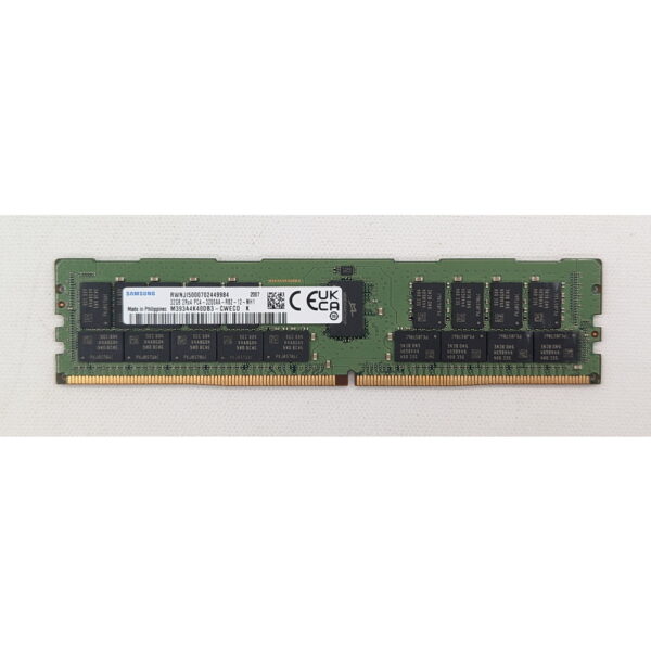 Модуль памяти M393A4K40DB3-CWE, Samsung, DDR4, 32Gb, 25600, ECC, REG, ECC