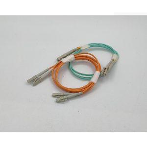 Оптический патч-корд 2LC(PC)-2LC(PC), Hyperline, 1M