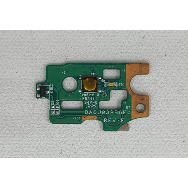 Плата кнопки включения DA0U83PB6E0, HP Pavilion 15-N, 15-F, 14-N