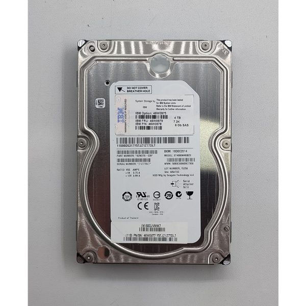 Жесткий диск ST4000NM0023, 46W0975, 46W0977, 46W0978, 46W0979, HP, 4 Тб, SAS, 3.5