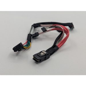 Кабель 598380-001, 607791-001, HP ProLiant BL465C G7, Micro Mini SAS to Dual SATA