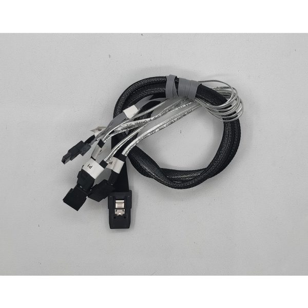 Кабель SFF-8087 to 3 x SATA 800мм + SGPIO, No Name, 1000мм