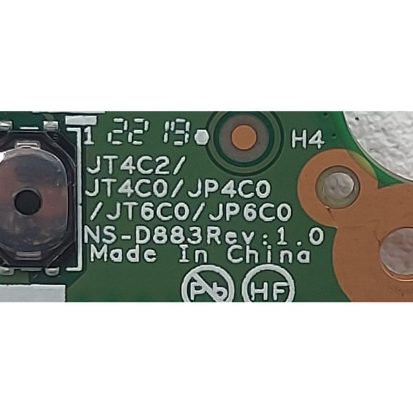 Сканер отпечатков пальцев NS-D883, SF30R65610, Lenovo ThinkPad T14, P14s, Gen3, Gen4, T16 Gen1, Gen2