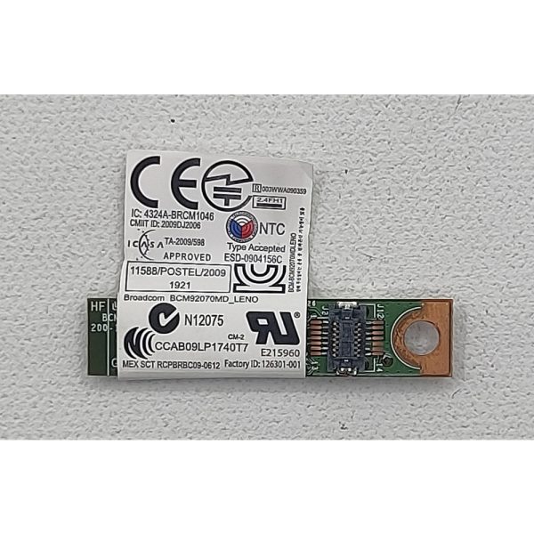 Модуль Bluetooth 60Y3271, 60Y3270, Broadcom, Lenovo Thinkpad X1, T420, T420i, X220, X220i, X220T, T420S, E420,T520, W520