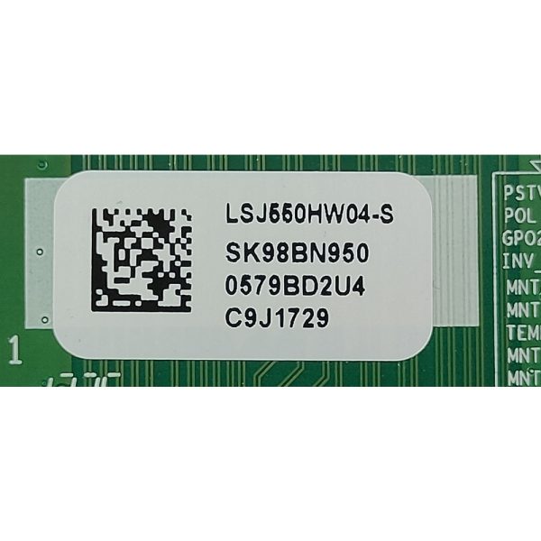 Плата T-Con BN41-01789A, LSJ550HW04-S, Samsung UE55ES6100W