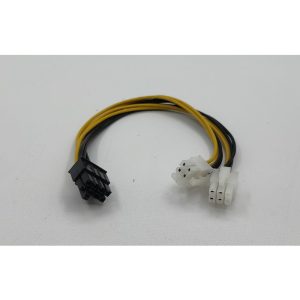 Кабель PCI-E 8-pin to 2 x PCI-E 6+2-pin, 200мм, No name