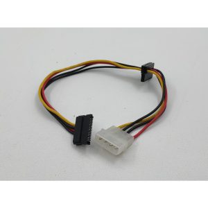 Кабель IDE 4Pin(F) to 2x SATA 15pin (M), 300мм