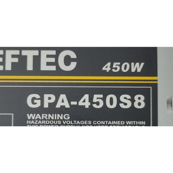Блок питания GPA-450S8, Chieftec, 450 Вт, ATX