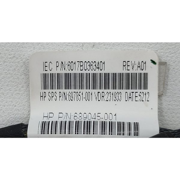 Кабель 697851-001, 689045-001, HP, SPS-CA ASSY SAS PCA
