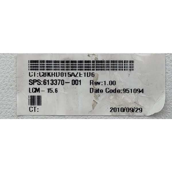 Шлейф матрицы 613370-001, HP ProBook 6550b