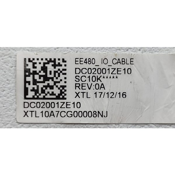 Шлейф DC02001ZE10, Lenovo Thinkpad E480, 20KN, 20KQ, E485, 20KU, E490, 20N8, 20N9, E495, 20NE, E490s, 20NG