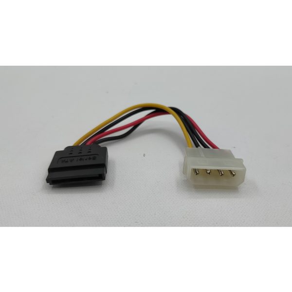 Кабель IDE 4Pin(F) to SATA 15pin (F), Molex, 90мм