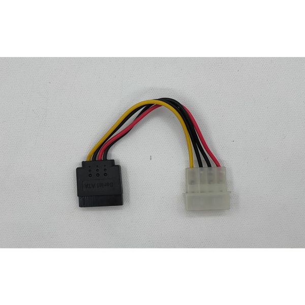 Кабель IDE 4Pin(F) to SATA 15pin (F), Molex, 90мм