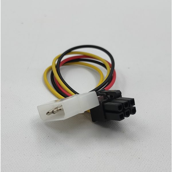 Кабель IDE 3Pin(F) to PCI-E 6Pin(F), 100мм, No name
