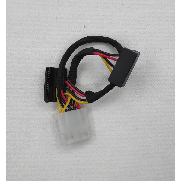 Кабель IDE 4Pin(M) to 2x SATA 15pin (M), 50мм, 150мм, No name