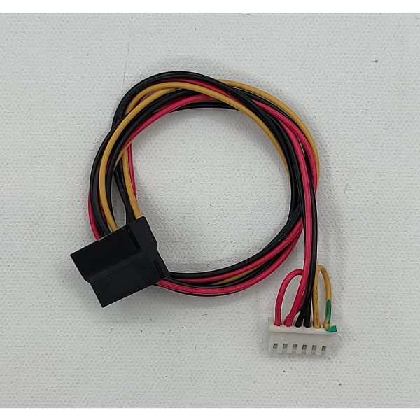 Кабель SATA 15pin (M) to small 6pin(F), 450мм, No name