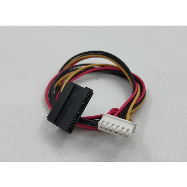 Кабель SATA 15pin (M) to small 6pin(F), 450мм, No name