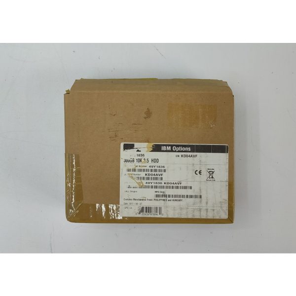 Жесткий диск 	Жесткий диск MBF2300RC, 49Y1836, 49Y1839, 49Y1840, IBM, Seagate, 300 Гб, SAS, 2.5