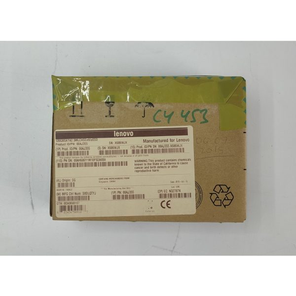 Жесткий диск 00AJ355, Lenovo, 120 Гб, SAS, 2.5