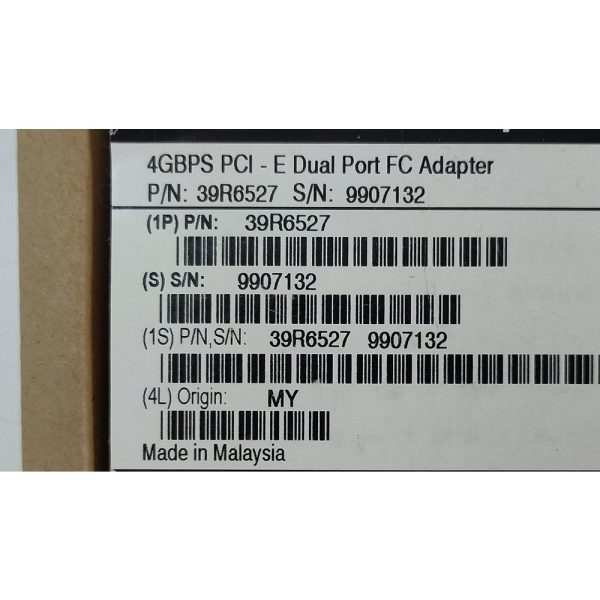 Контроллер 39R6527, IBM, Qlogic 4Gb FC Dual-Port PCIe