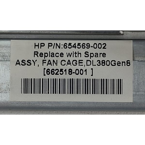 Шасси под вентиляторы 654569-002, 662518-001, HP DL380p Gen 8