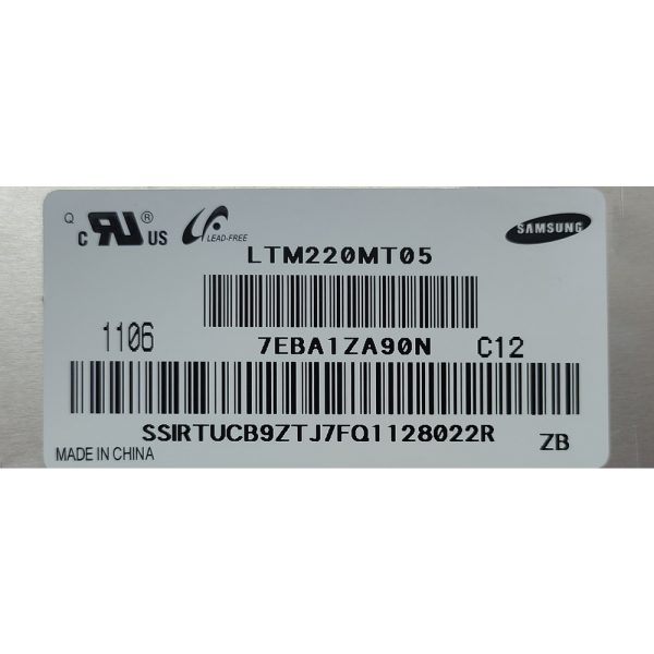 Мартица LTM220MT05, Samsung, 22.0", 1680 × 1050, LCD