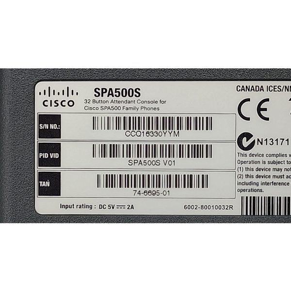Телефон 74-6695-01, SPA500S, Cisco