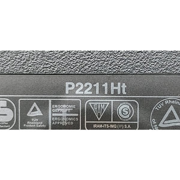 Монитор 0922RN, Dell P2211Ht, 21.5", 1920 x 1080, имеются следы эксплуатации, без подставки