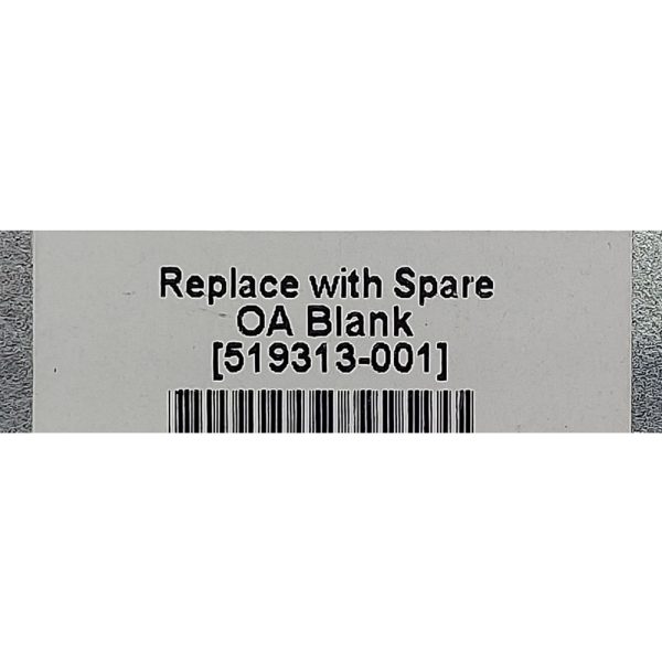 Заглушка 519313-001, HP Blade System C3000, C7000