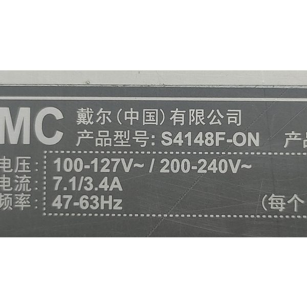 Коммутатор S4148F-ON, Dell, 48 х 10GbE SFP+, 2 x QSFP+, 4 х QSFP28 100GbE, 1U, лицензия на 120 дней