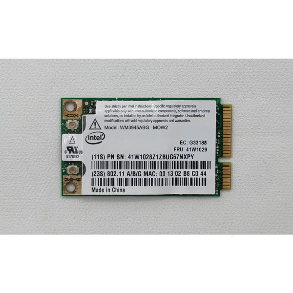 Wi-Fi модуль универсальный 41W1029, WM3945ABG MOW2, Intel, Mini-PCIe