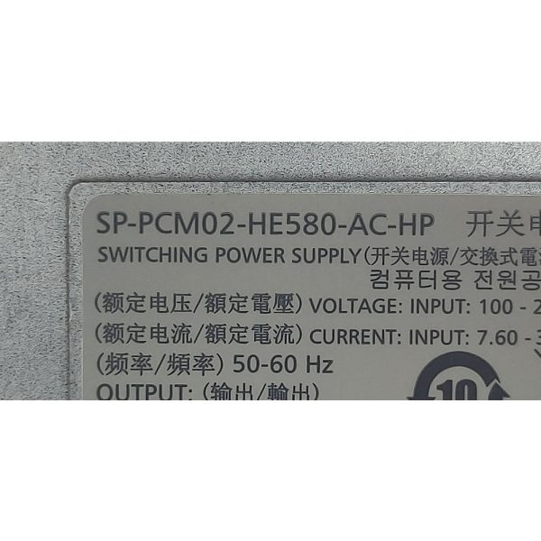 Блок питания 0996223-04, SP-PC02-HE580-AC-HP, HPE 3PAR StoreServ 8000, 24xSFF, 580W