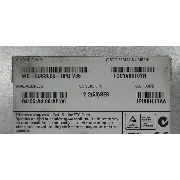 Коммутатор WS-CBS3020-HPQ, 410916-b21, 432904-001, HP Blade Switch Cisco Catalyst