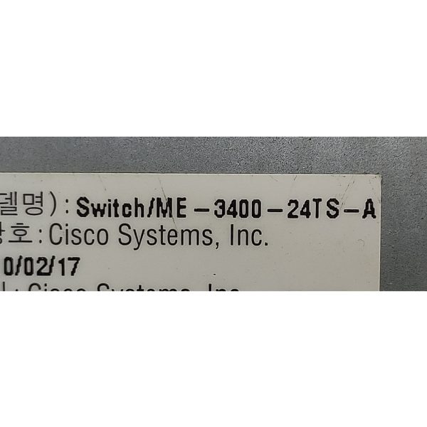 Коммутатор ME-3400-24TS-A, Cisco, 24 pors, SFP