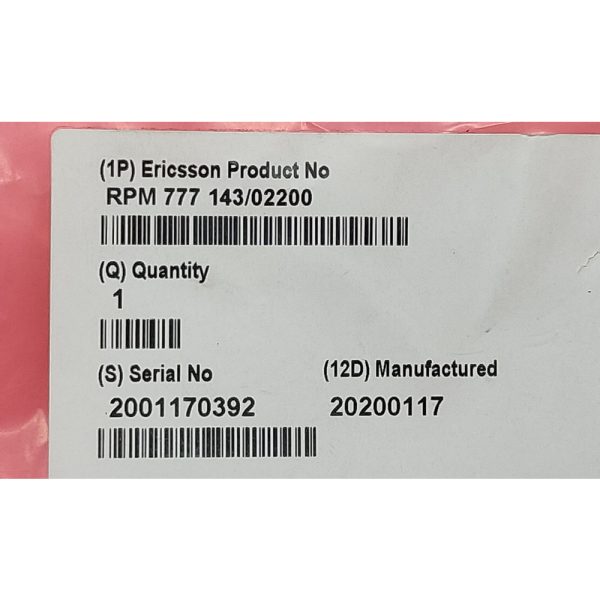Патч-корд RPM777143/02200, ERICSSON