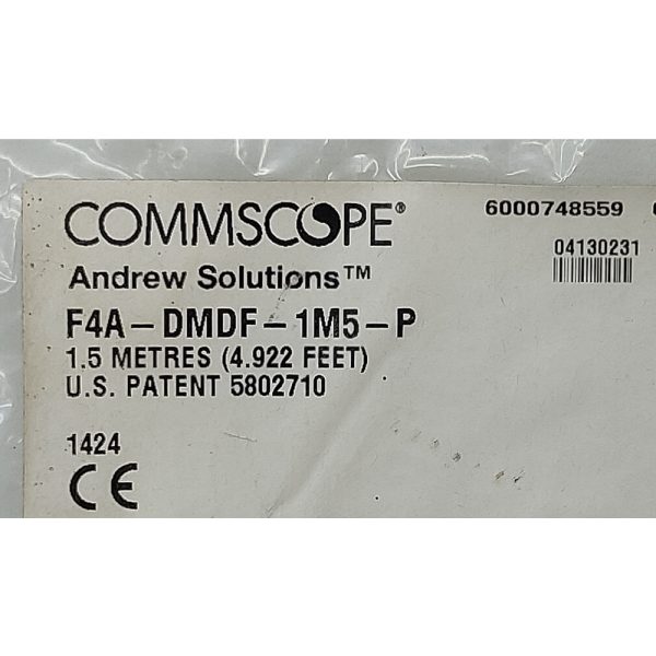 Коаксиальный кабель питания F4A-DMDM-1M-P, CommScope, 1000мм