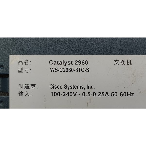 Коммутатор WS-C2960-8TC-S, Cisco