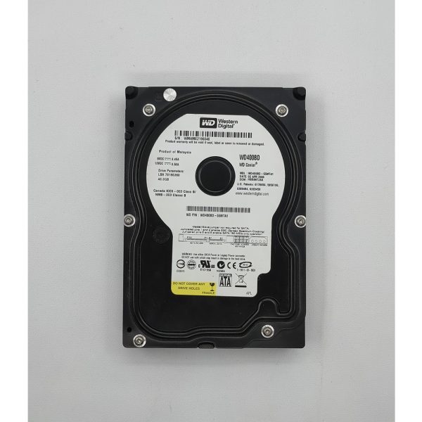 Жесткий диск WD400BD-55MTA1, WD, 40 Gb, SATA, 3.5"
